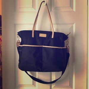 Black Kate Spade diaper bag